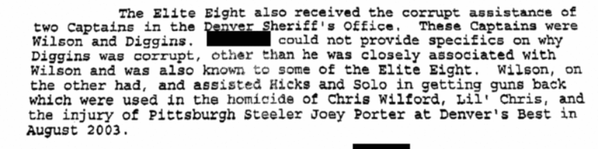 Informant proffer with FBI and federal prosecutor and local investigators
